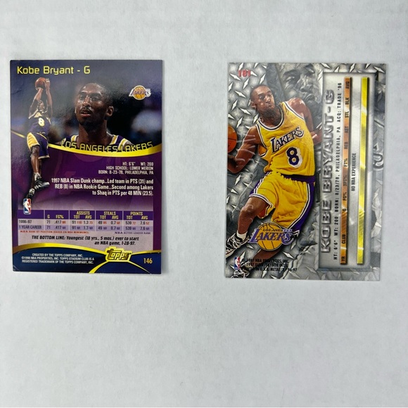 Kobe Bryant 96/97 Rookie Card Fleer Metal PLUS 1998 tops. - Picture 3 of 8
